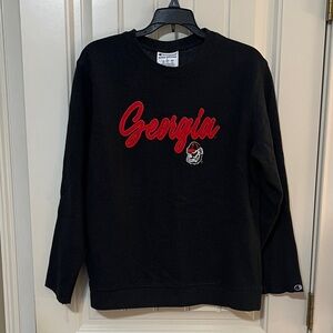Champion Georgia crewneck sweatshirt sz L
